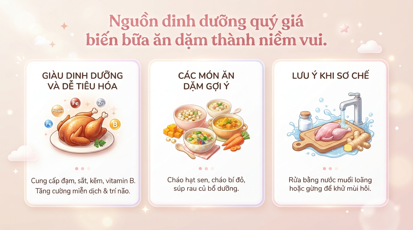 Bé mấy tháng ăn được bồ câu? Cách nấu cháo bồ câu cho bé chuẩn vị