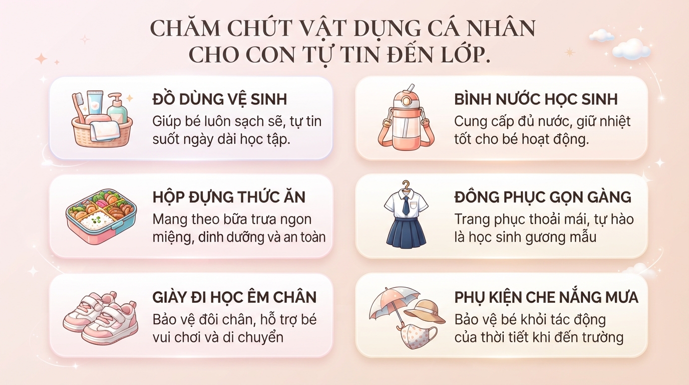 Vào năm học mới nên mua gì cho bé? Danh sách đồ dùng đầy đủ mẹ cần biết