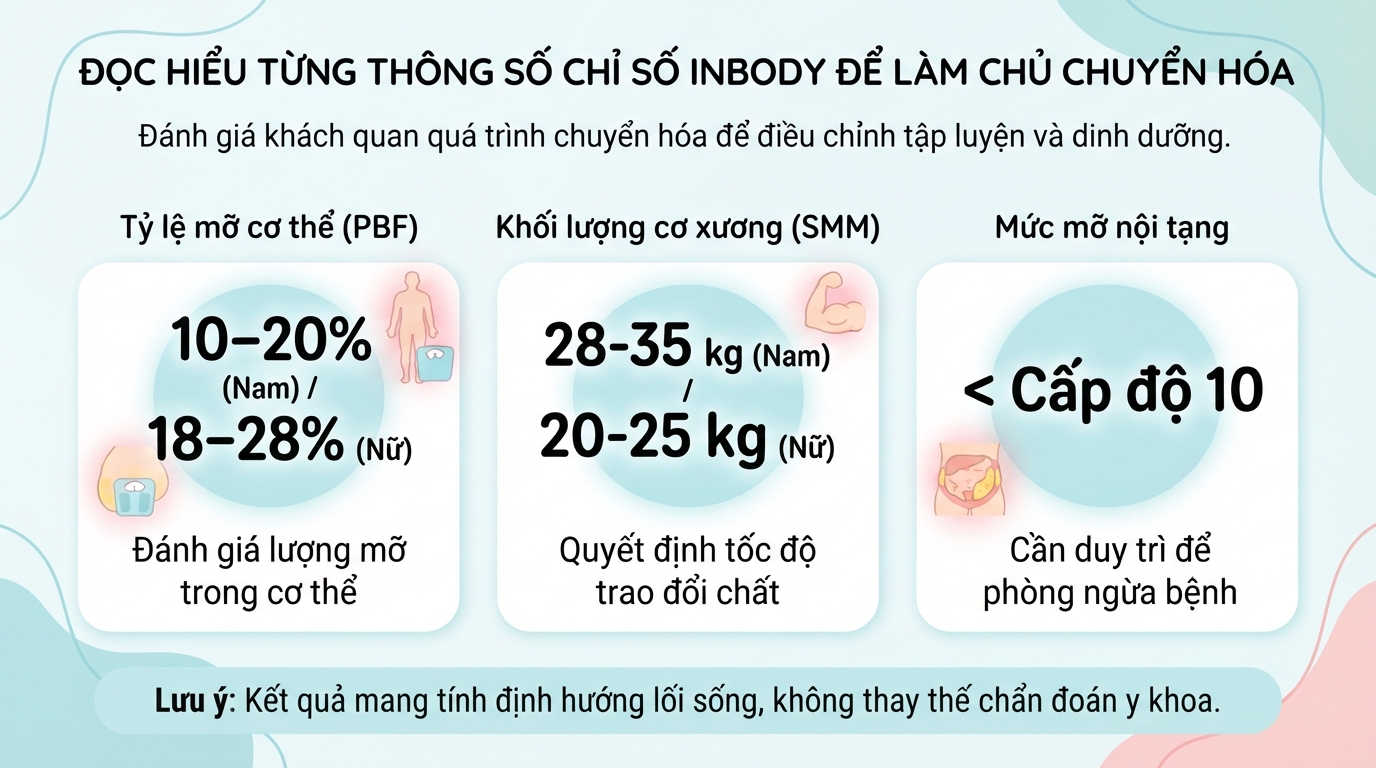 InBody là gì? Hướng dẫn cách đọc chỉ số chi tiết và lưu ý đo chính xác