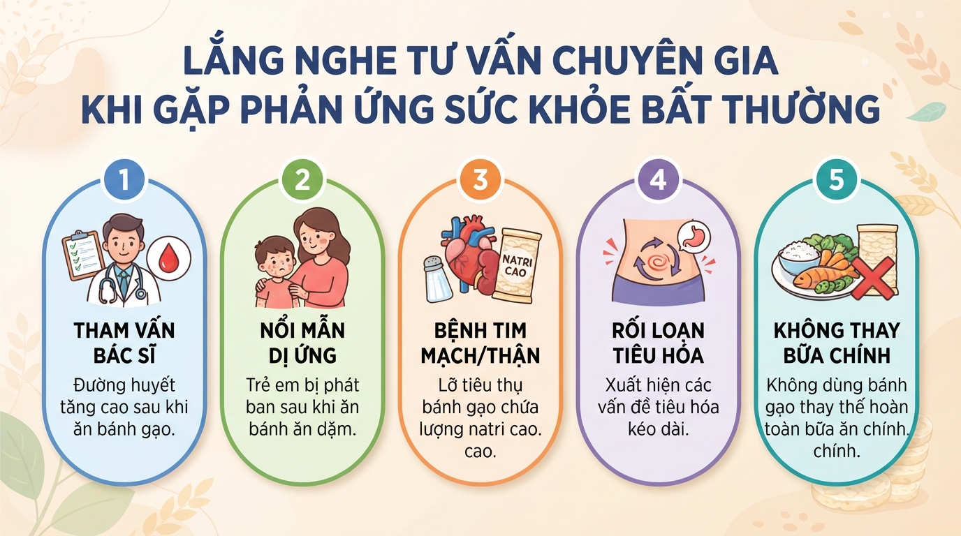 Bánh gạo: Cách chọn loại lành mạnh và ăn không tăng cân