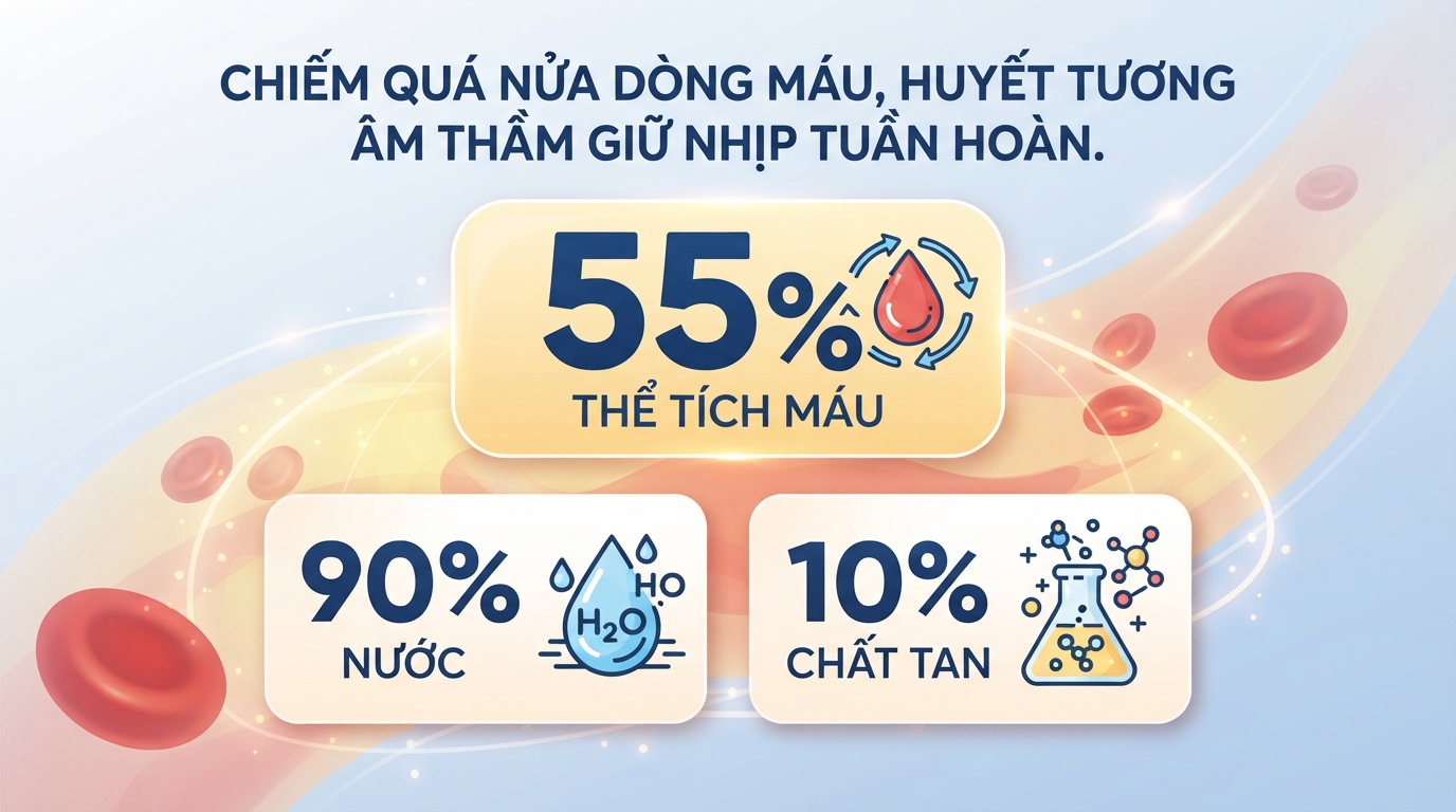 Huyết tương là gì? Thành phần, chức năng và vai trò đối với sức khỏe
