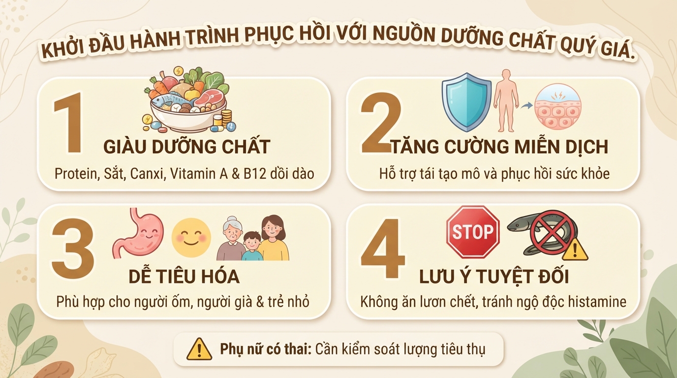 Cháo lươn dinh dưỡng: công dụng, cách nấu và lưu ý khi ăn