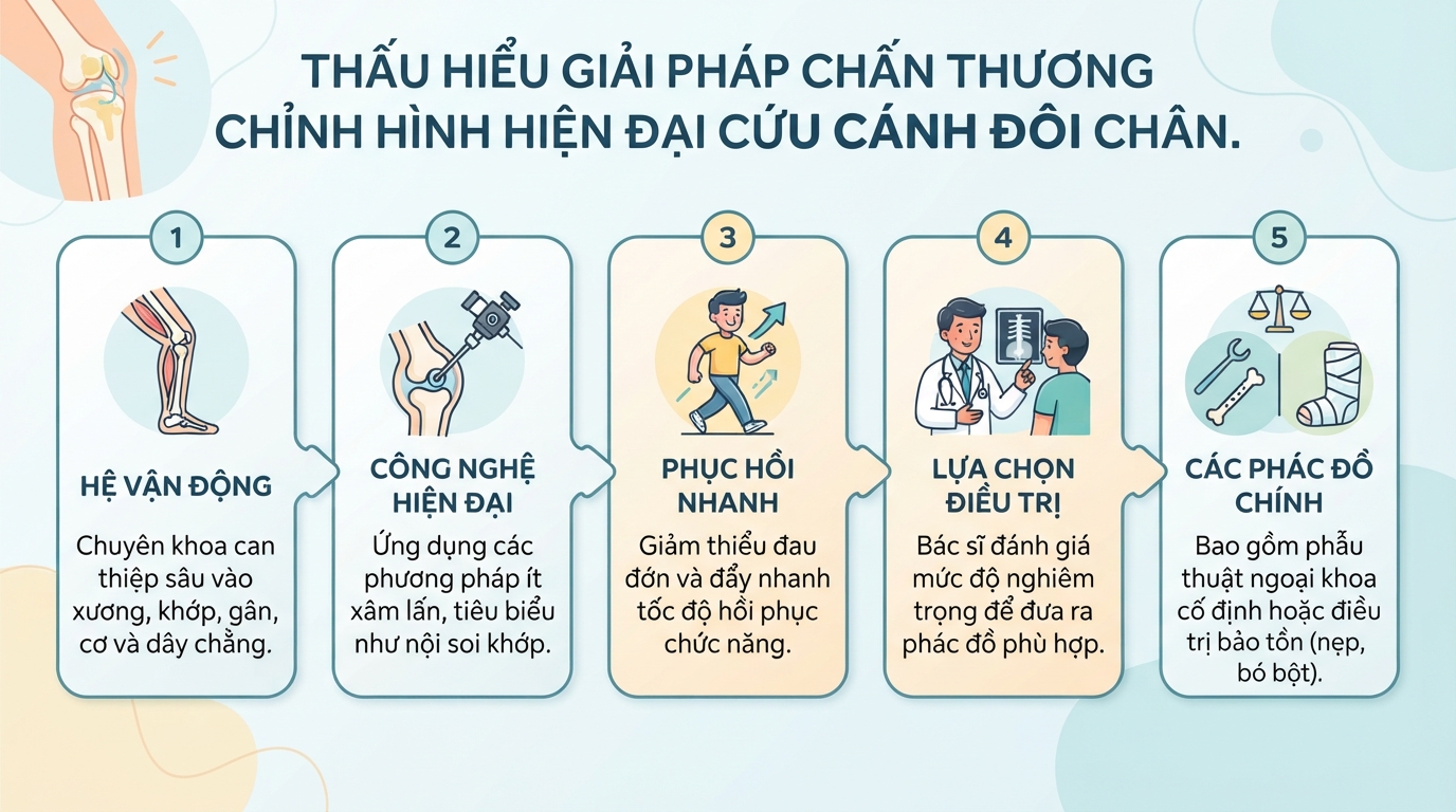 Chấn thương chỉnh hình là gì? Điều trị bệnh nào và khi nào cần khám?