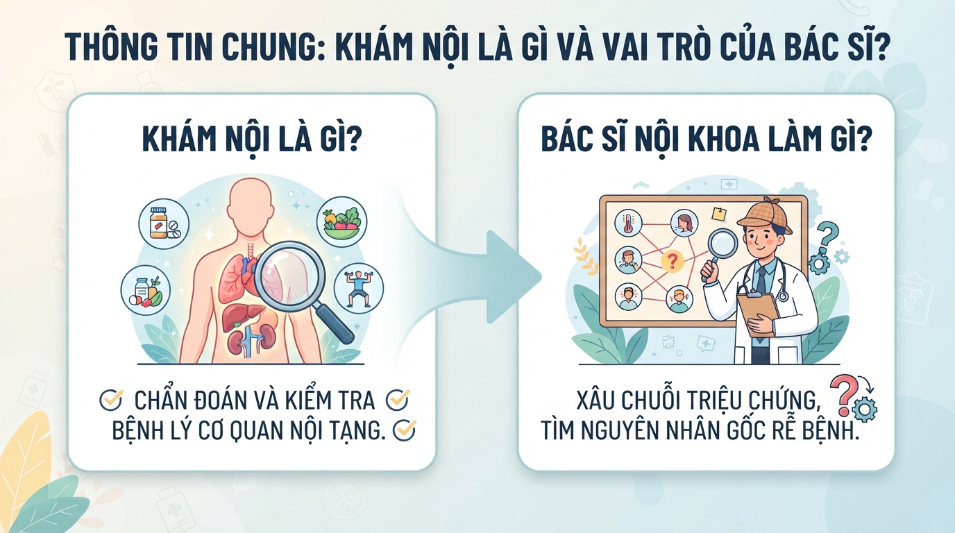 Khám nội là gì? Quy trình và danh mục khám nội khoa cần biết
