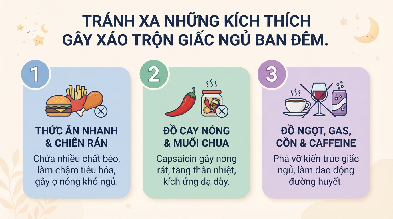 Buổi tối ăn gì để tiêu hóa tốt, ngủ sâu giấc và ngừa tăng cân hiệu quả?