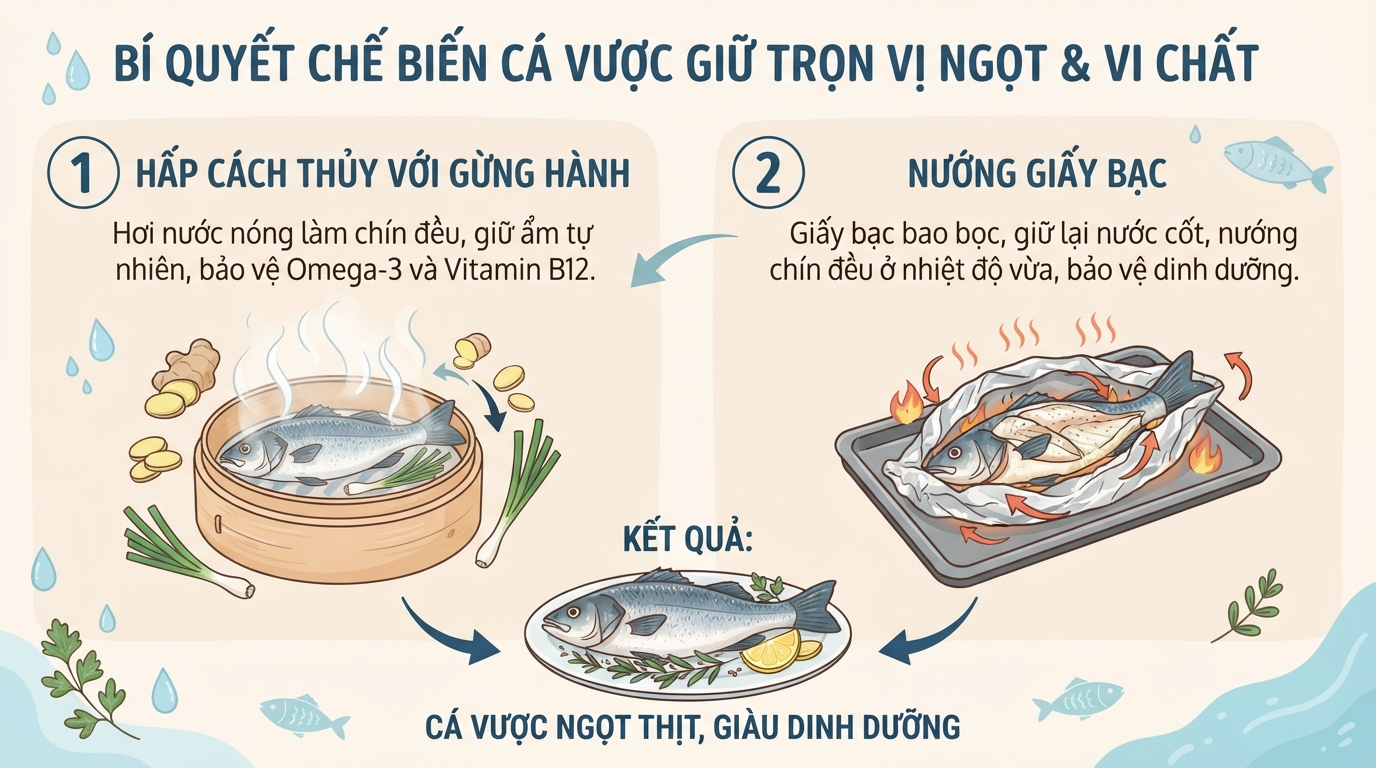 Cá vược là cá gì? Giá trị dinh dưỡng, lợi ích và lưu ý khi sử dụng