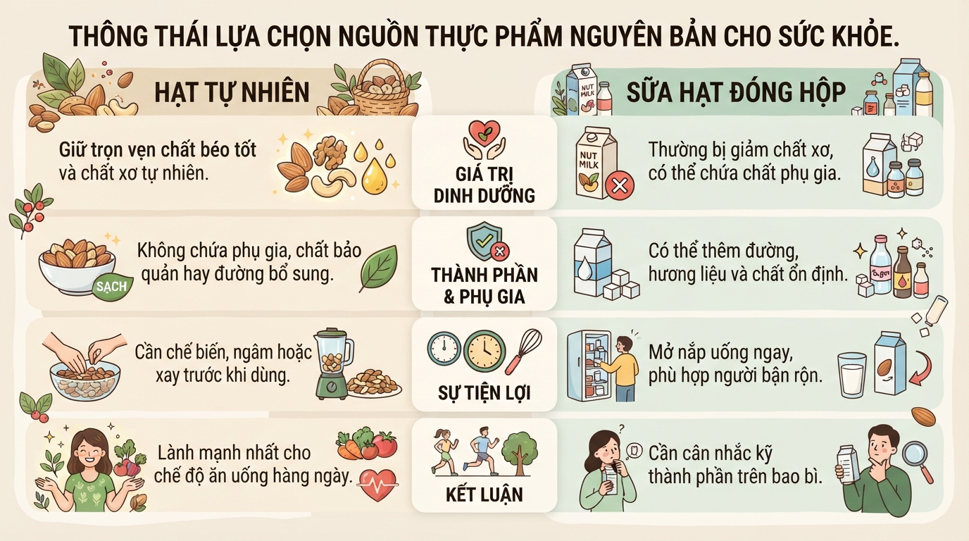 Các loại hạt dinh dưỡng: Lợi ích sức khỏe và cách sử dụng đúng cách
