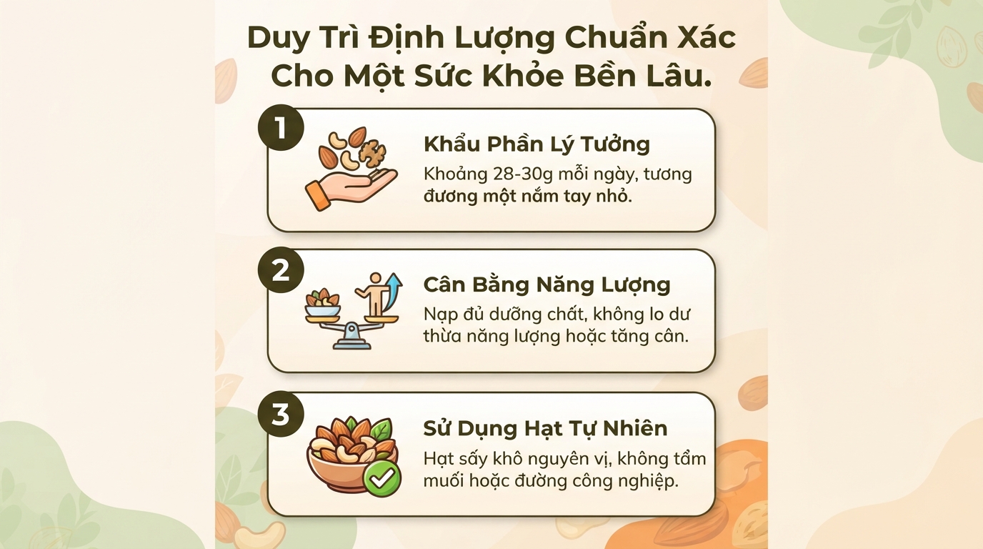 Các loại hạt dinh dưỡng: Lợi ích sức khỏe và cách sử dụng đúng cách