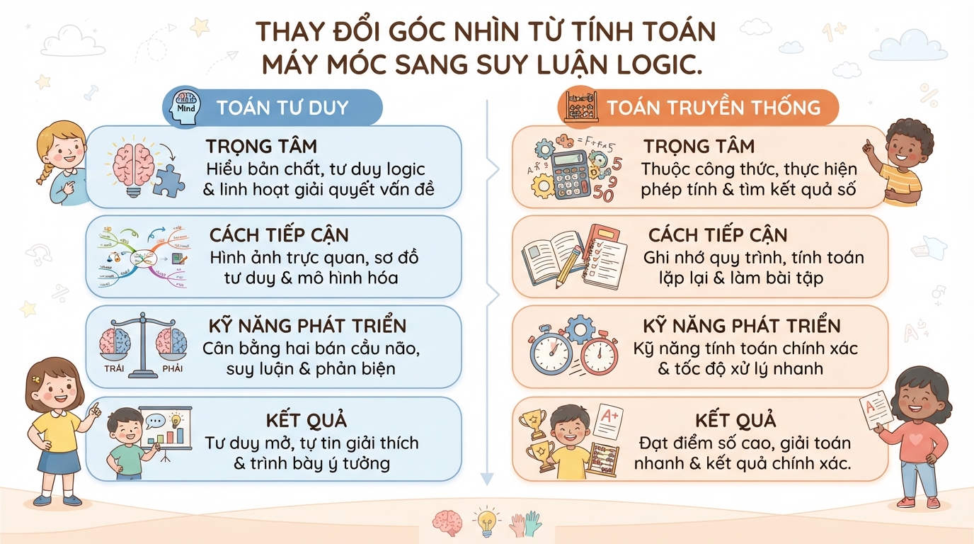 Toán tư duy là gì? Lợi ích và cách rèn luyện cho bé