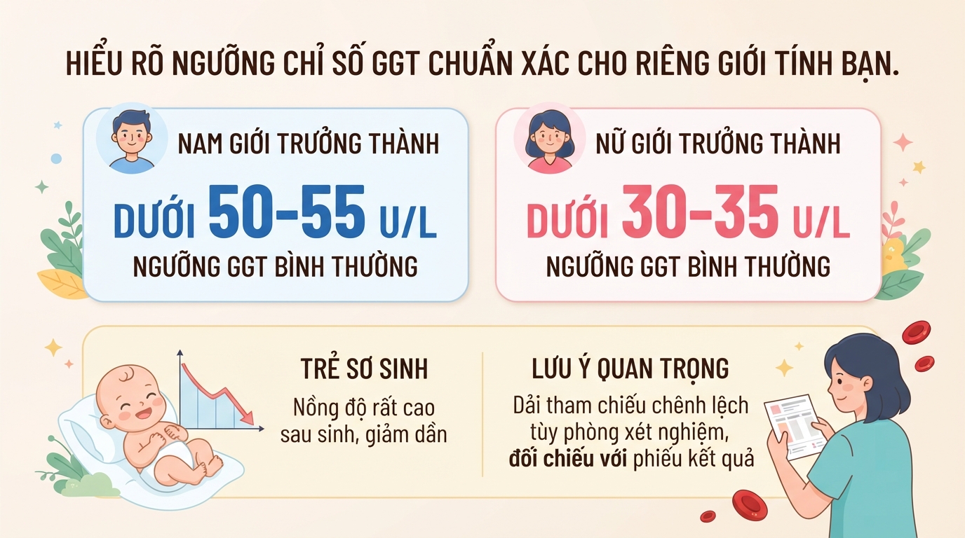 Chỉ số GGT bao nhiêu là nguy hiểm? Ý nghĩa và khi nào cần đi khám