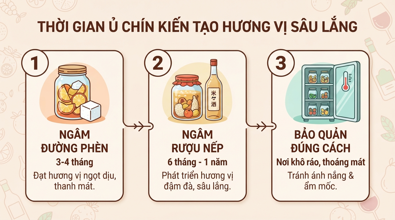 Cách ngâm rượu mận Bắc thơm ngon, đúng tỷ lệ và an toàn sức khỏe