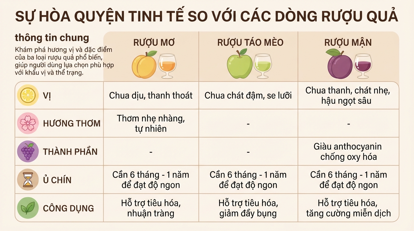 Cách ngâm rượu mận Bắc thơm ngon, đúng tỷ lệ và an toàn sức khỏe