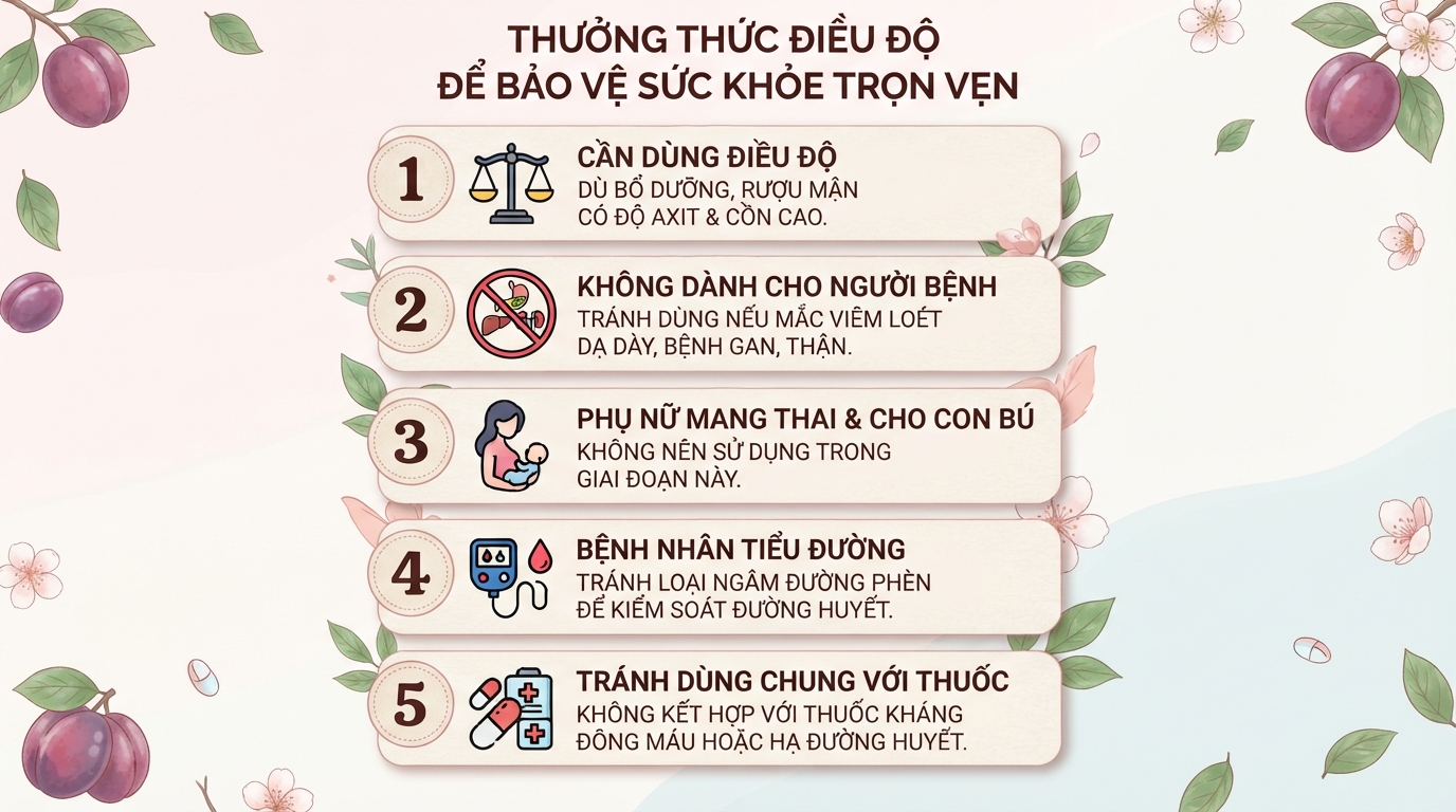 Cách ngâm rượu mận Bắc thơm ngon, đúng tỷ lệ và an toàn sức khỏe