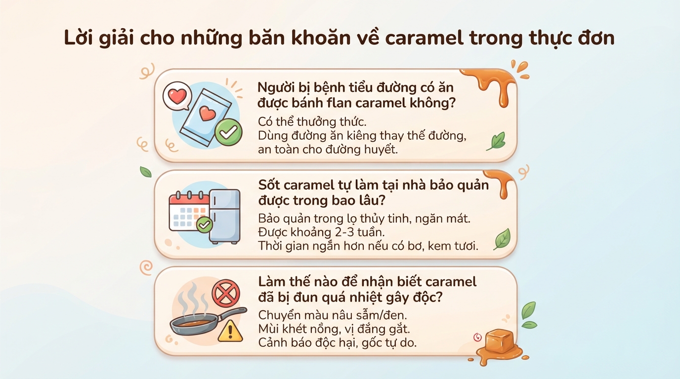 Caramel là gì? 3 lưu ý sức khỏe và cách dùng đường ăn kiêng