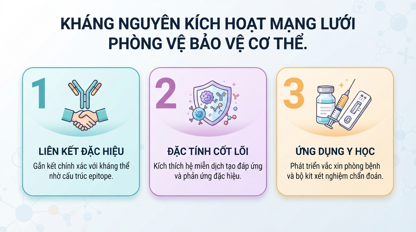 Kháng nguyên là gì? Cấu trúc, đặc tính và ứng dụng y khoa
