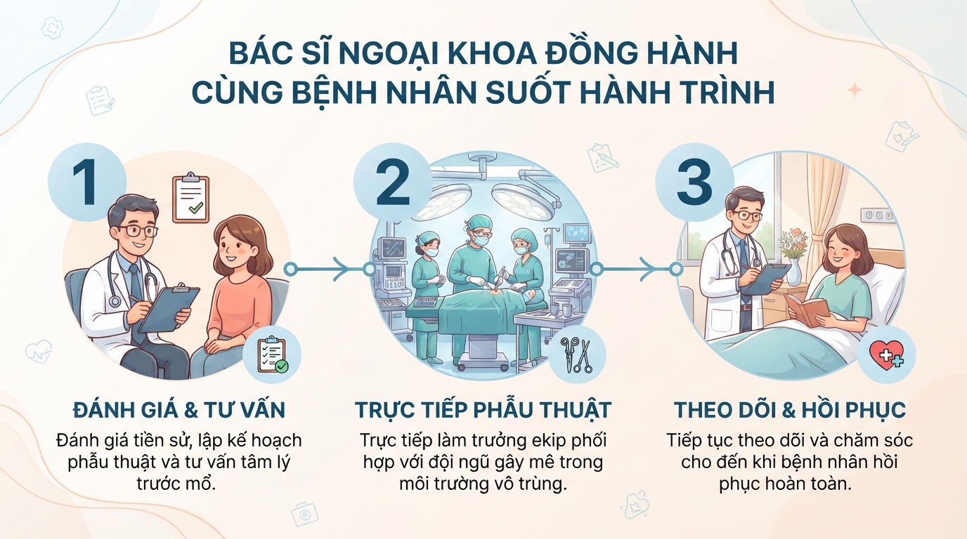 Ngoại khoa là gì? Vai trò, phân loại và khi nào cần thăm khám