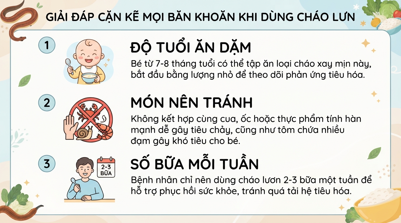 Cháo lươn dinh dưỡng: công dụng, cách nấu và lưu ý khi ăn