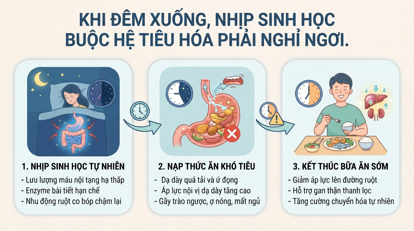 Buổi tối ăn gì để tiêu hóa tốt, ngủ sâu giấc và ngừa tăng cân hiệu quả?