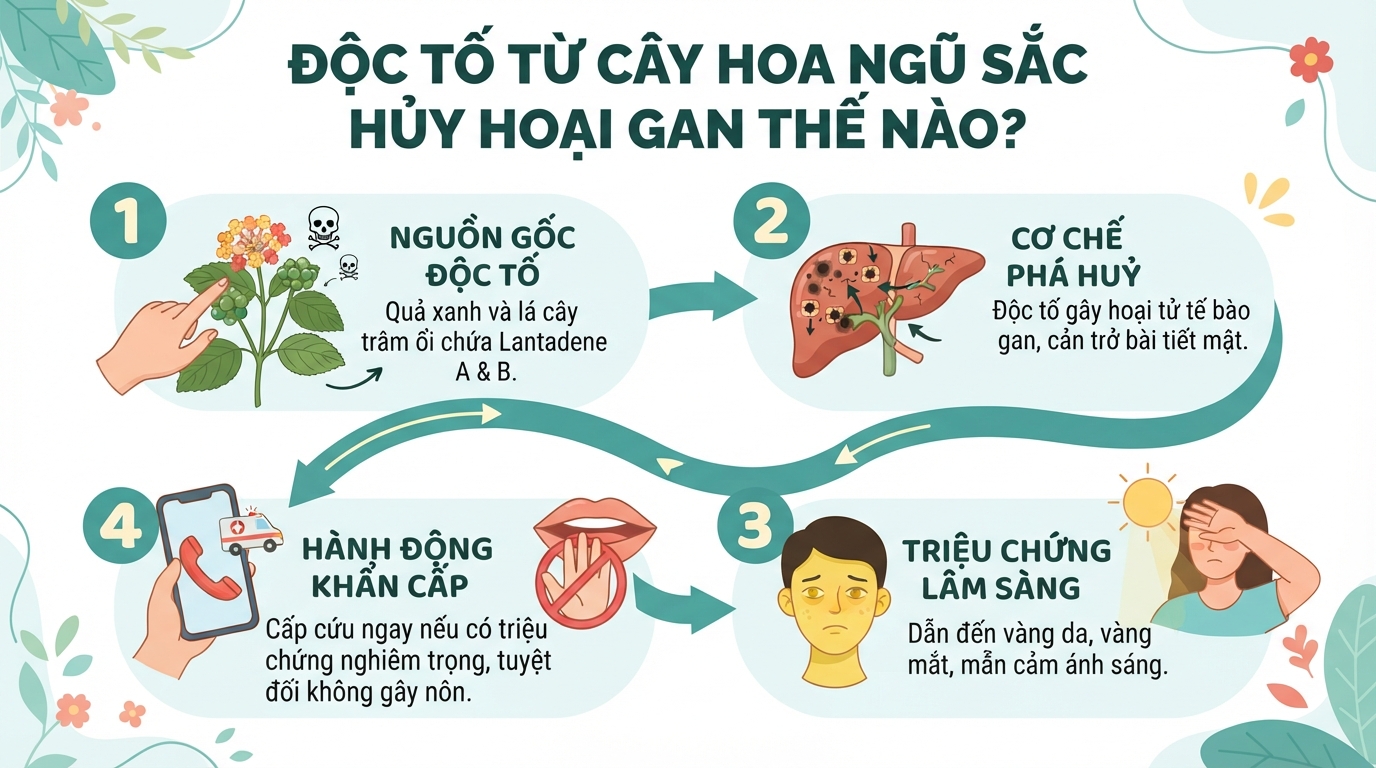 Cây hoa ngũ sắc có độc không? Công dụng và cách dùng hỗ trợ viêm xoang