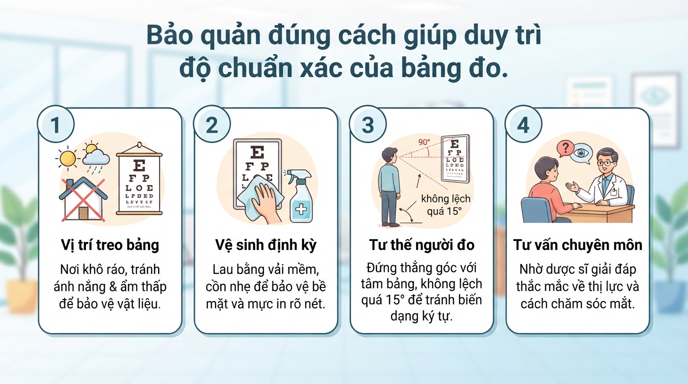 Đánh giá thị lực tại nhà: Hướng dẫn sử dụng bảng đo mắt chuẩn y khoa