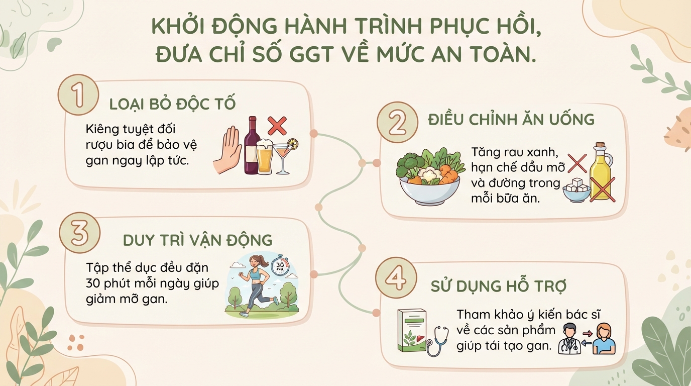 Chỉ số GGT bao nhiêu là nguy hiểm? Ý nghĩa và khi nào cần đi khám