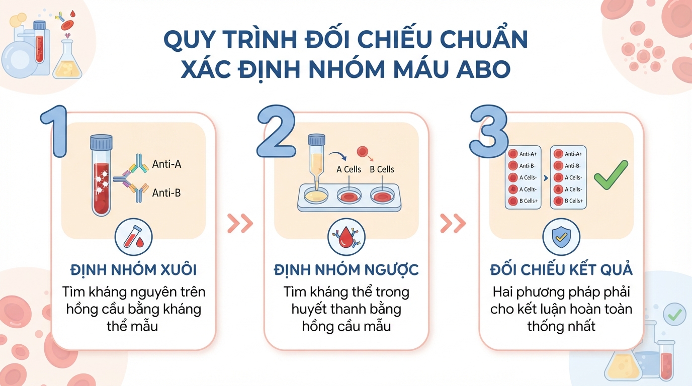 Hệ nhóm máu ABO là gì? Đặc điểm 4 nhóm máu và nguyên tắc truyền máu
