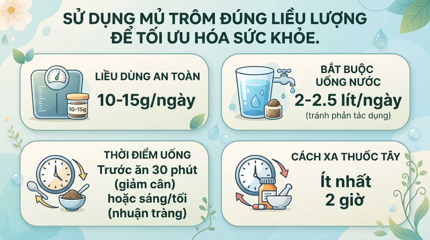 Mủ trôm: Tác dụng, cách dùng và những lưu ý an toàn cho sức khỏe