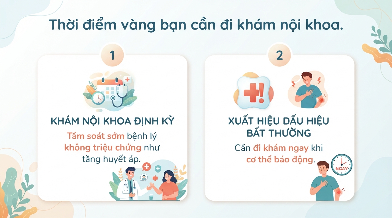 Khám nội là gì? Quy trình và danh mục khám nội khoa cần biết