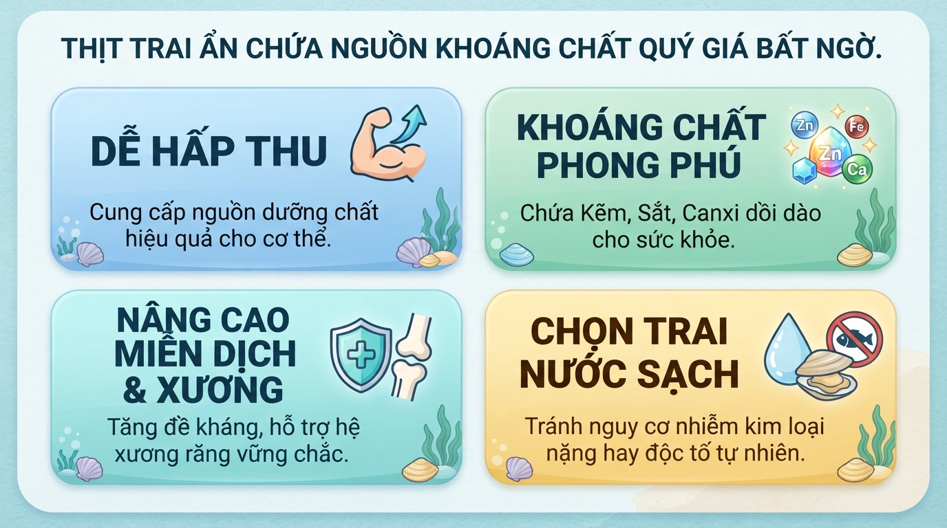 Cách nấu cháo trai ngon, không tanh và giàu dinh dưỡng