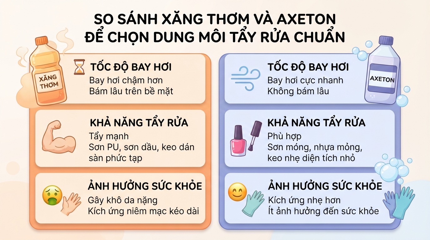 Xăng thơm có độc không? Cách sử dụng an toàn và sơ cứu khi phơi nhiễm