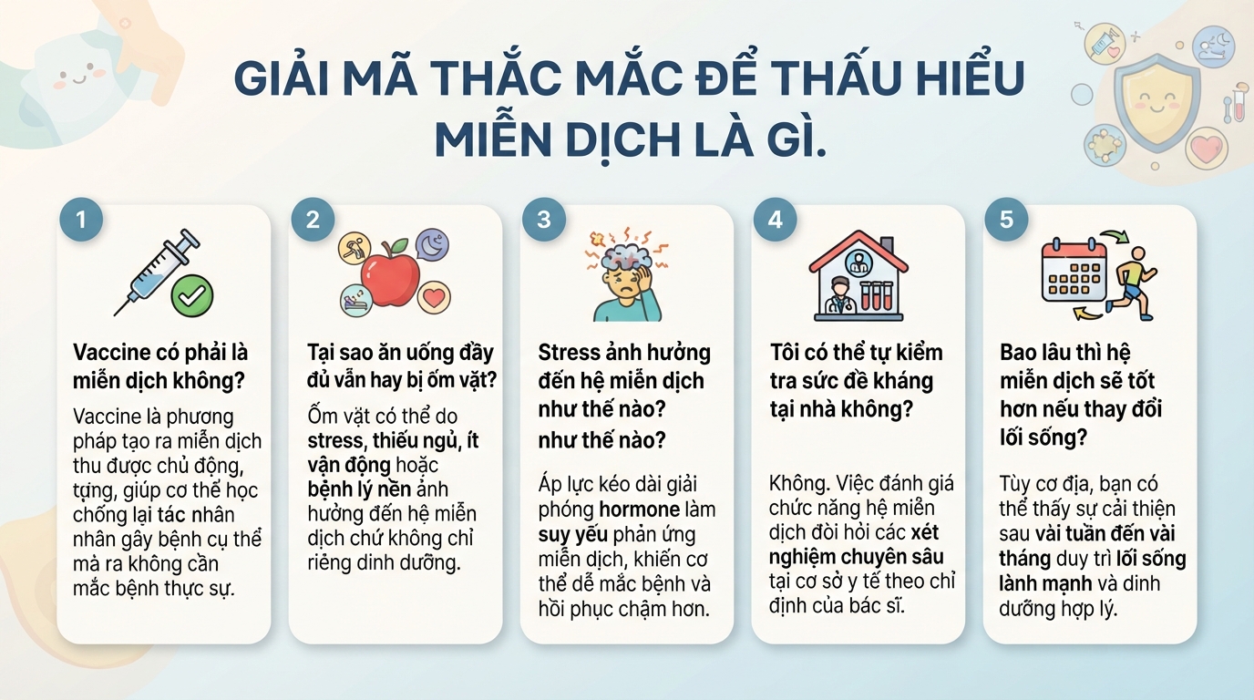 Miễn dịch là gì? Vai trò của hệ miễn dịch và cách tăng sức đề kháng