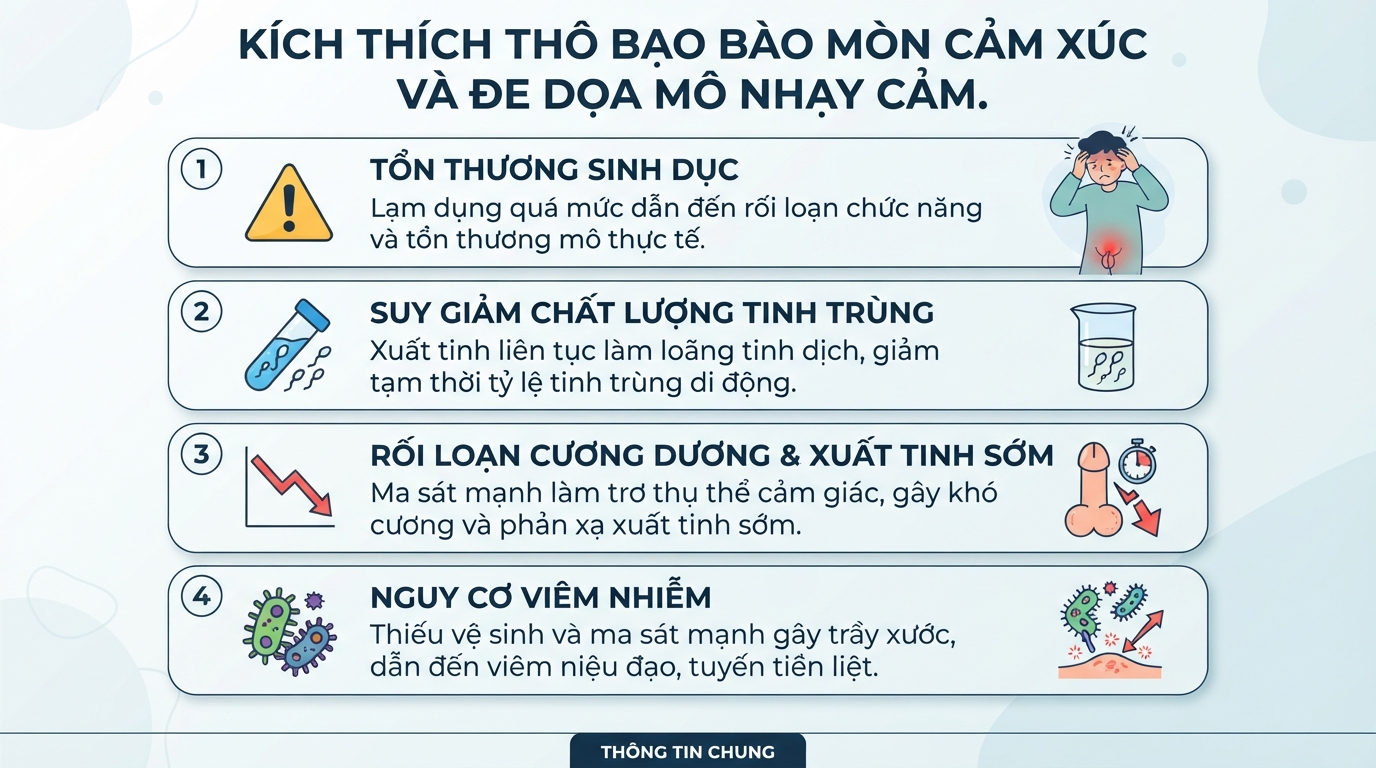 Thủ dâm nhiều có vô sinh không? Giải đáp từ góc độ y khoa