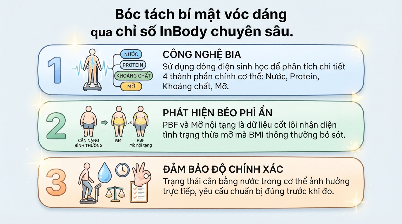 InBody là gì? Hướng dẫn cách đọc chỉ số chi tiết và lưu ý đo chính xác