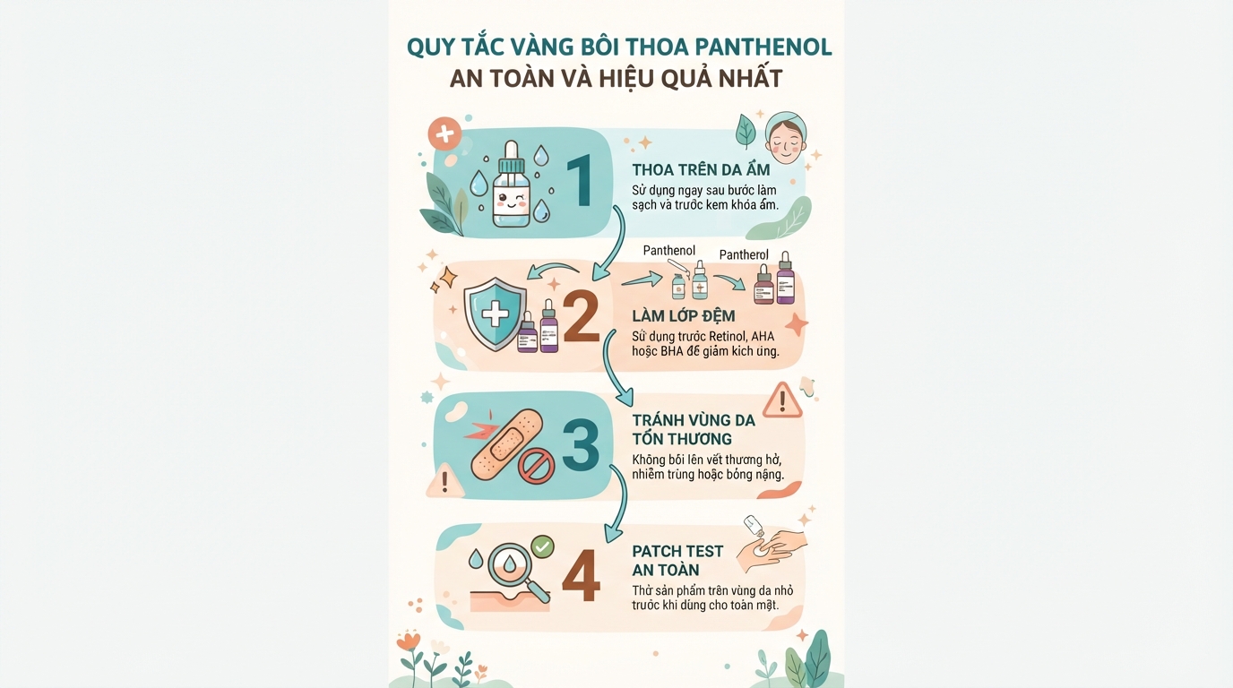 Panthenol là gì? 4 tác dụng đối với làn da và cách dùng đúng
