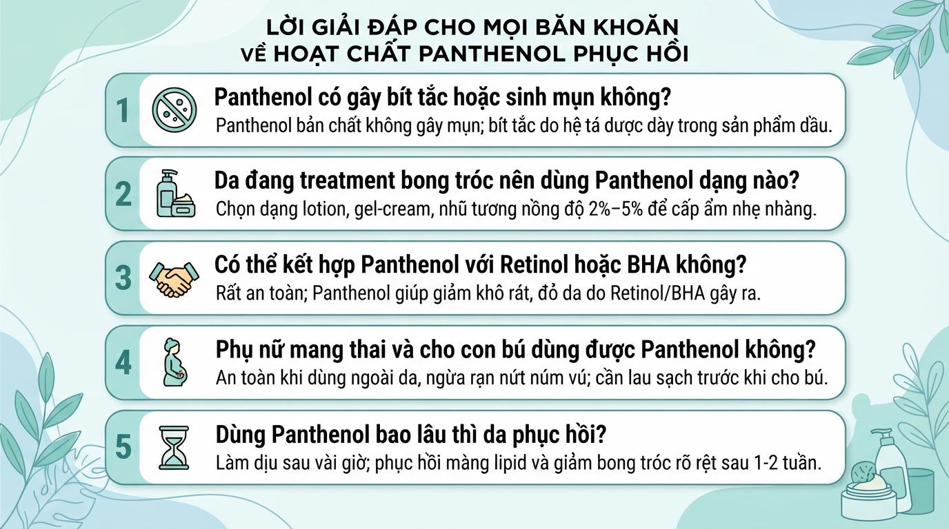 Panthenol là gì? 4 tác dụng đối với làn da và cách dùng đúng