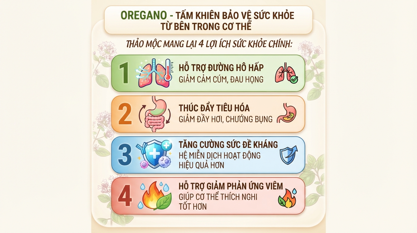 Lá oregano là gì? Tác dụng và cách dùng an toàn cho sức khỏe