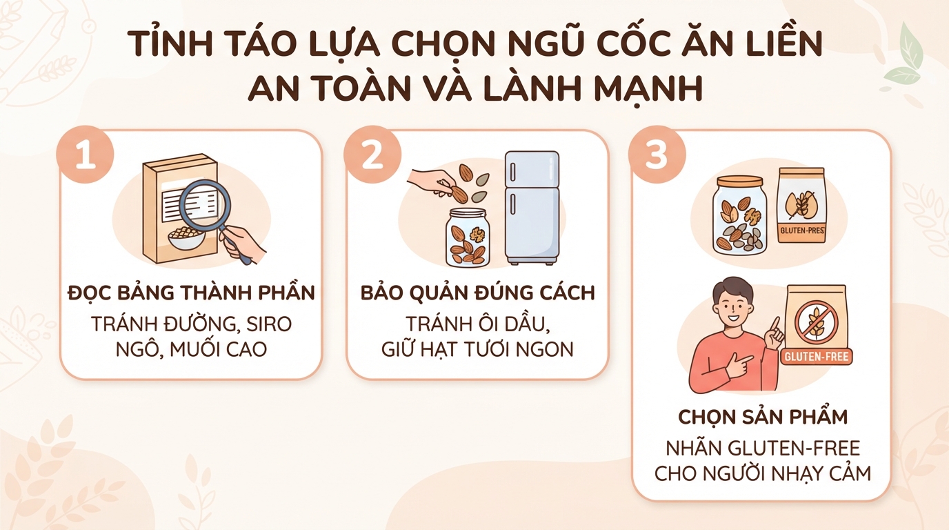Các loại hạt ngũ cốc dinh dưỡng: 5 nhóm hạt tốt cho sức khỏe