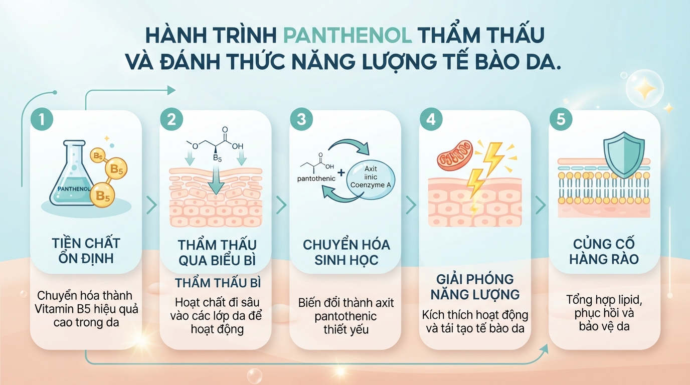 Panthenol là gì? 4 tác dụng đối với làn da và cách dùng đúng