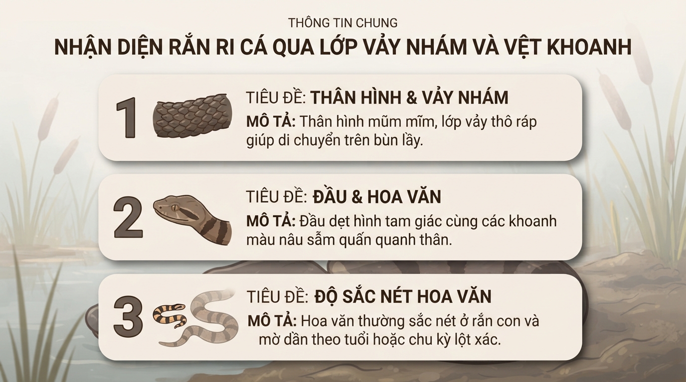 Rắn ri cá có độc không? Đặc điểm nhận dạng và cách xử lý khi gặp