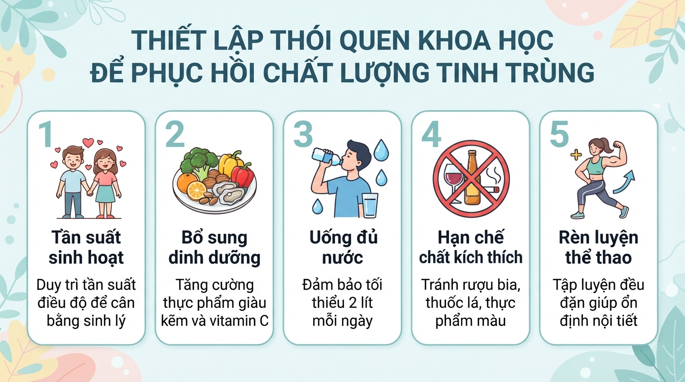 Tinh trùng màu vàng là do đâu? Nguyên nhân và khi nào cần đi khám