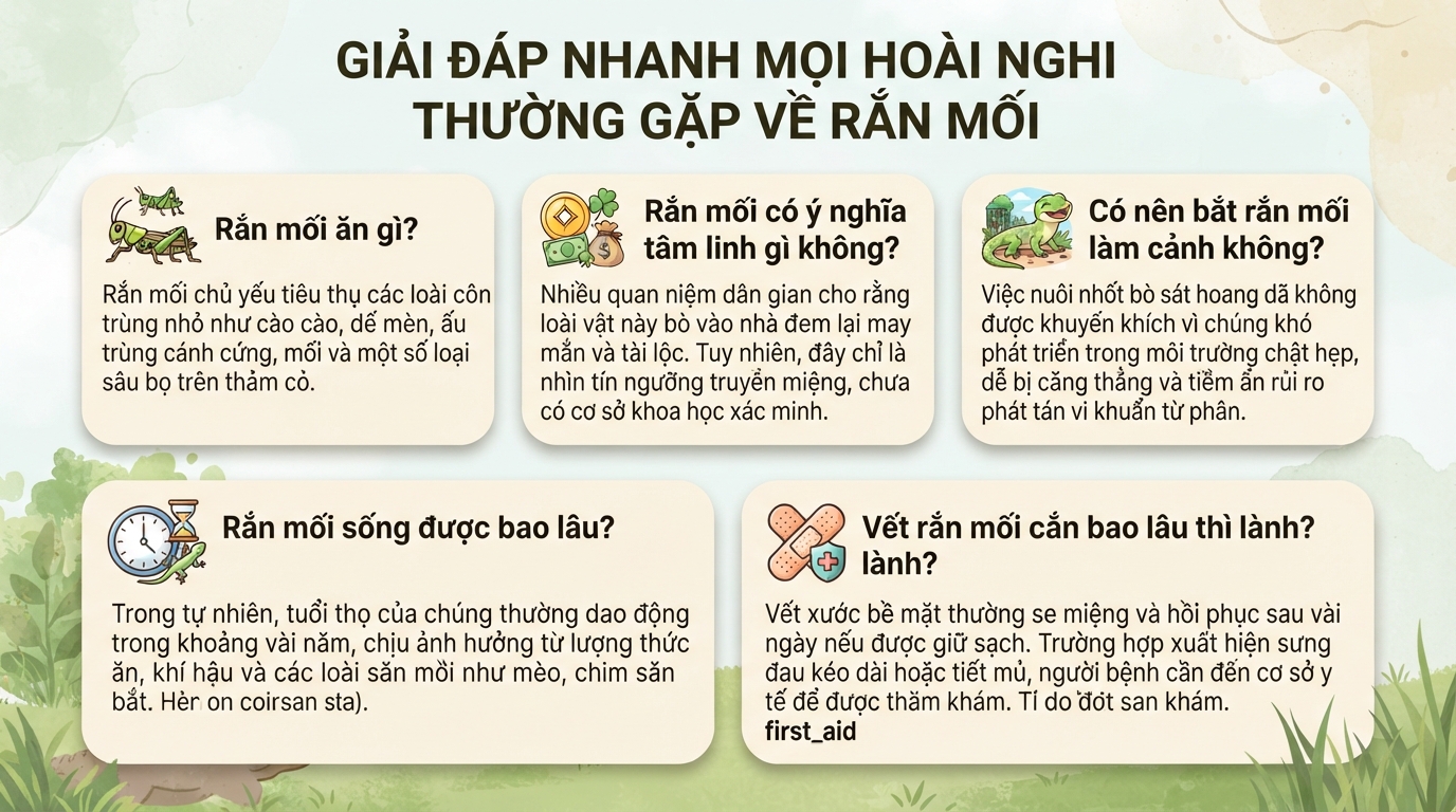 Rắn mối có độc không? Cách nhận biết và xử lý khi bị cắn