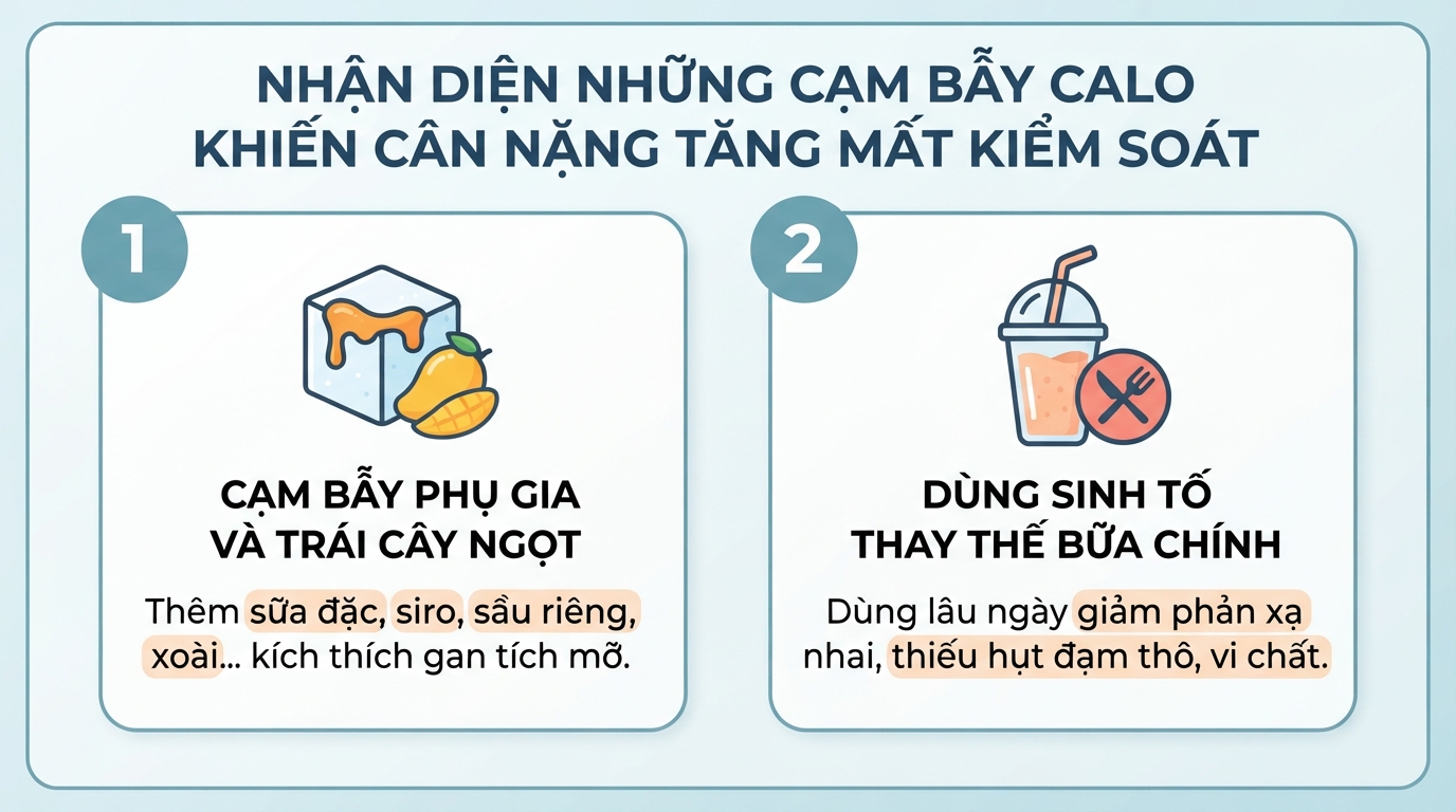 Sinh tố là gì? Uống đúng cách để khỏe mạnh và kiểm soát cân nặng hiệu quả