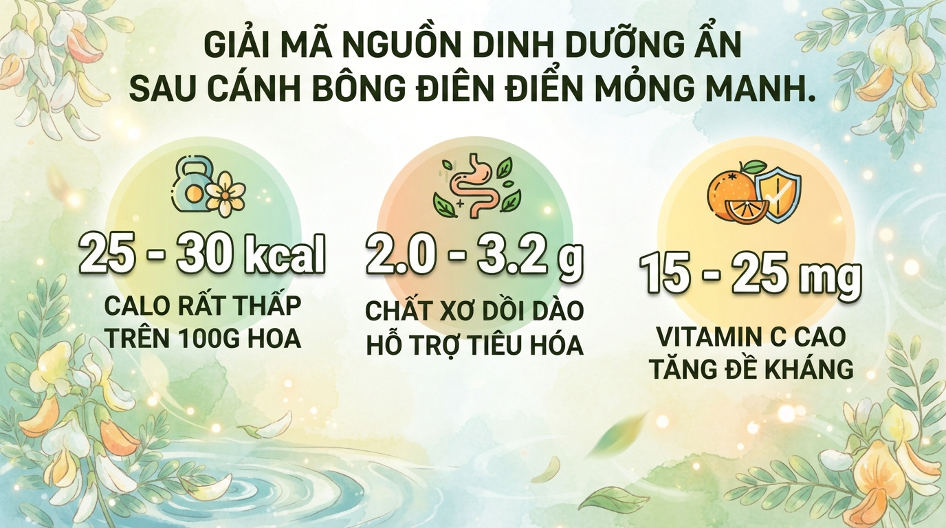 Bông điên điển có tác dụng gì? Dinh dưỡng, lợi ích và cách dùng