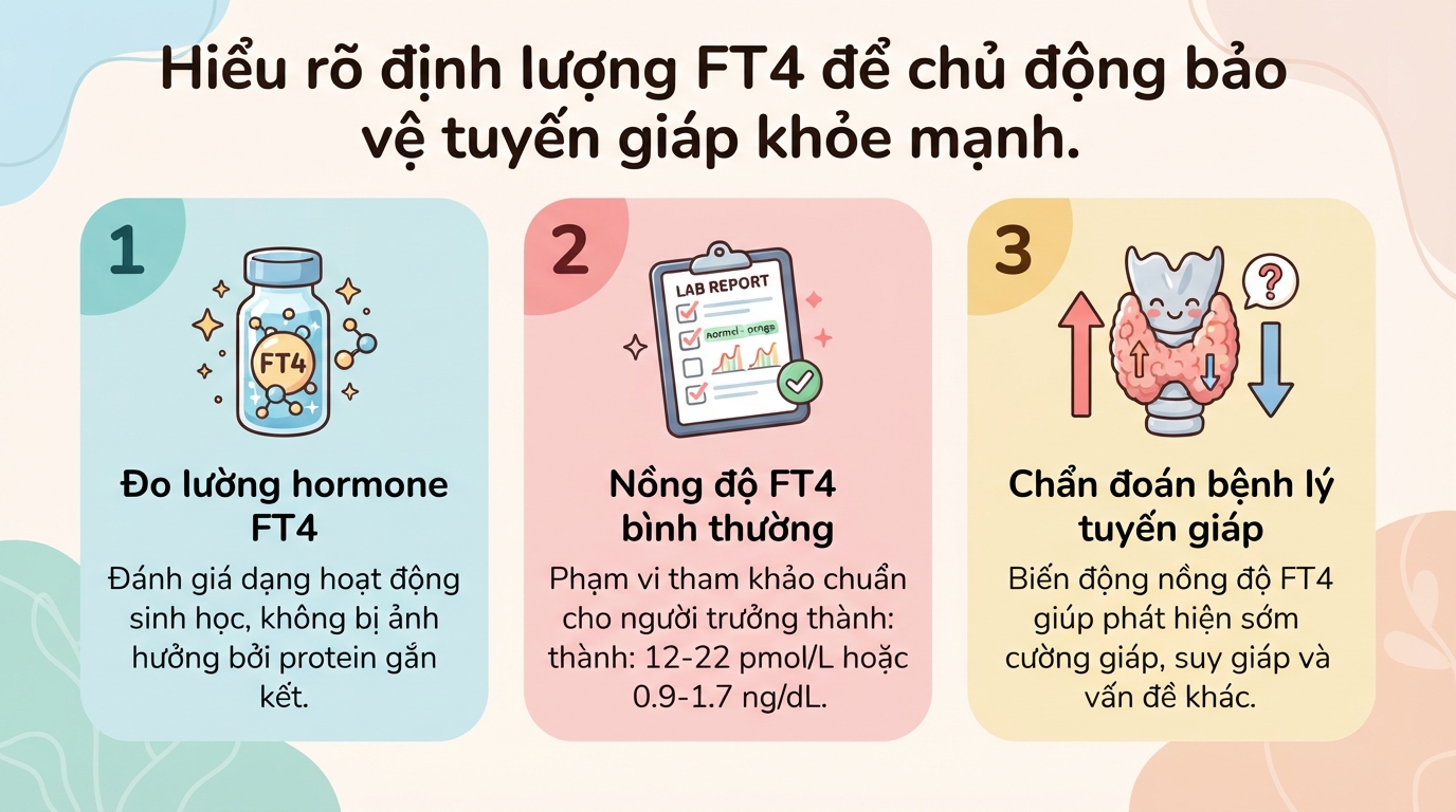 Xét nghiệm FT4 là gì? Ý nghĩa chỉ số FT4 trong máu