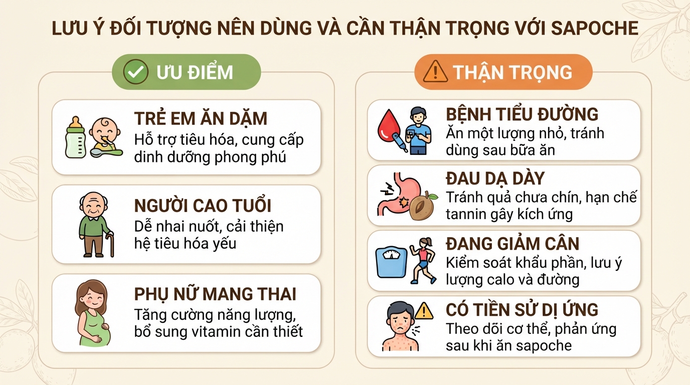 Trái sapoche có tác dụng gì? 6 lợi ích và lưu ý khi ăn