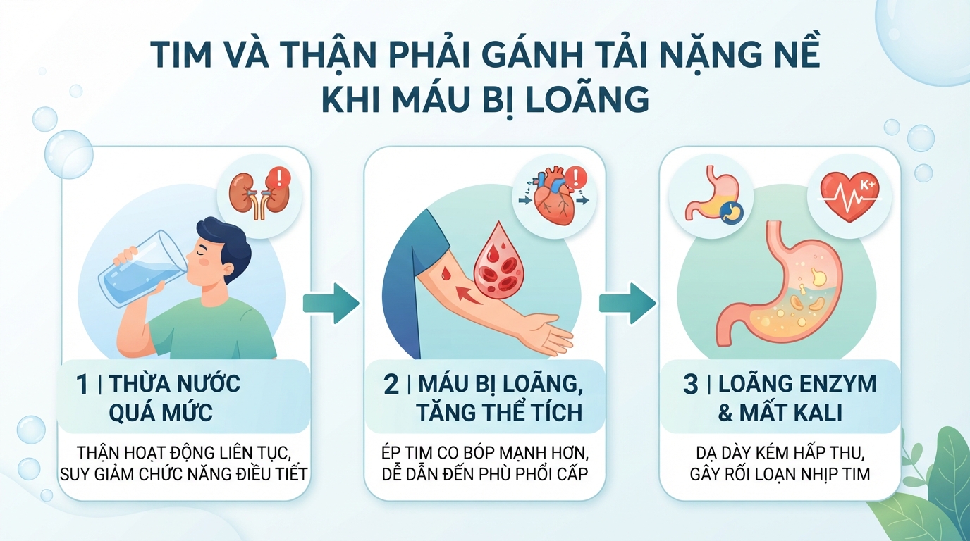 Uống nhiều nước có tốt không? Lượng nước phù hợp và dấu hiệu cần lưu ý