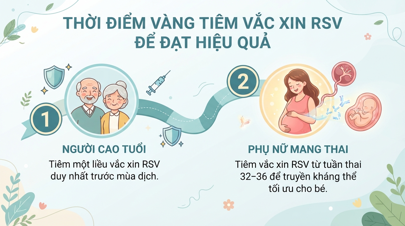 Vắc xin RSV là gì? Đối tượng nên tiêm và lịch tiêm phòng