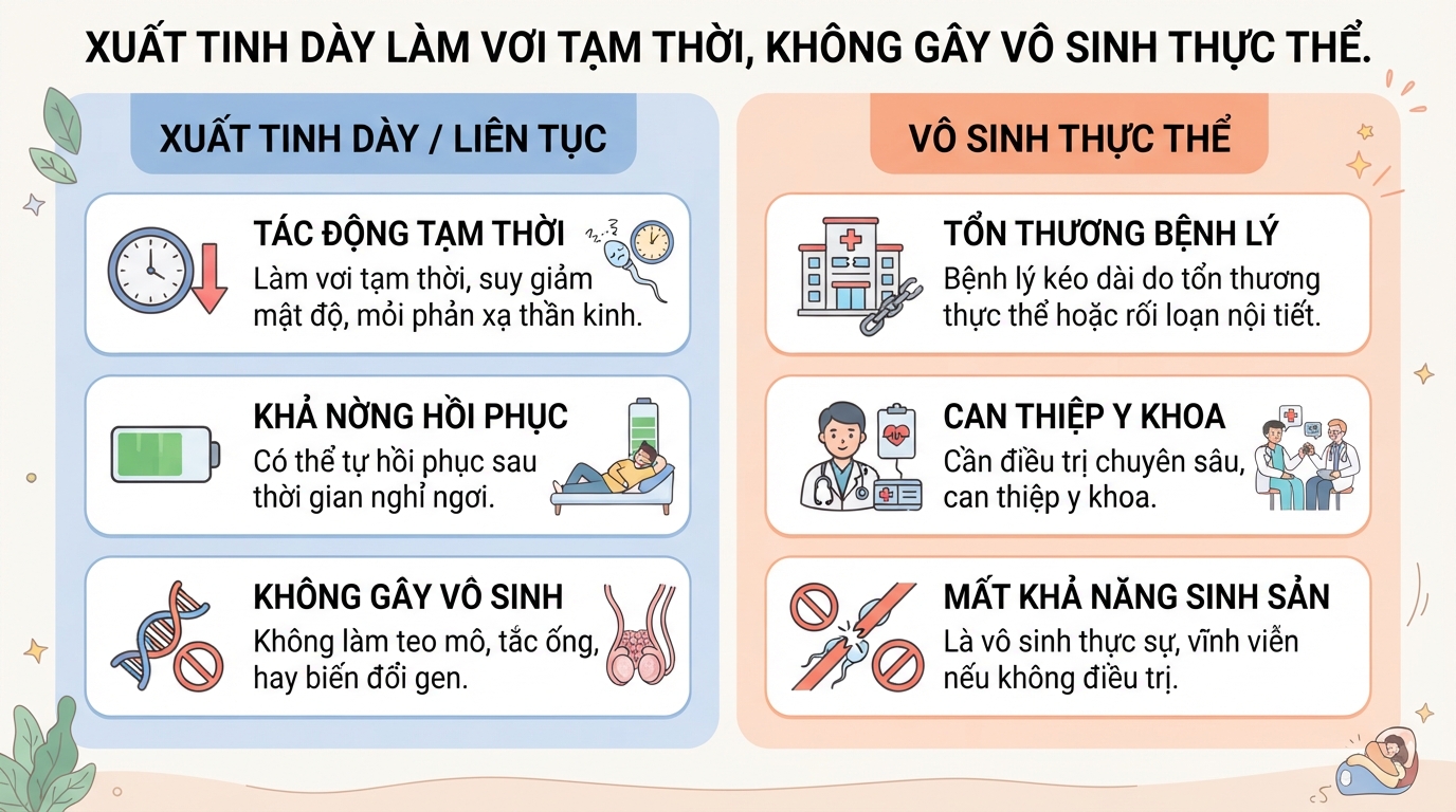Thủ dâm nhiều có vô sinh không? Giải đáp từ góc độ y khoa