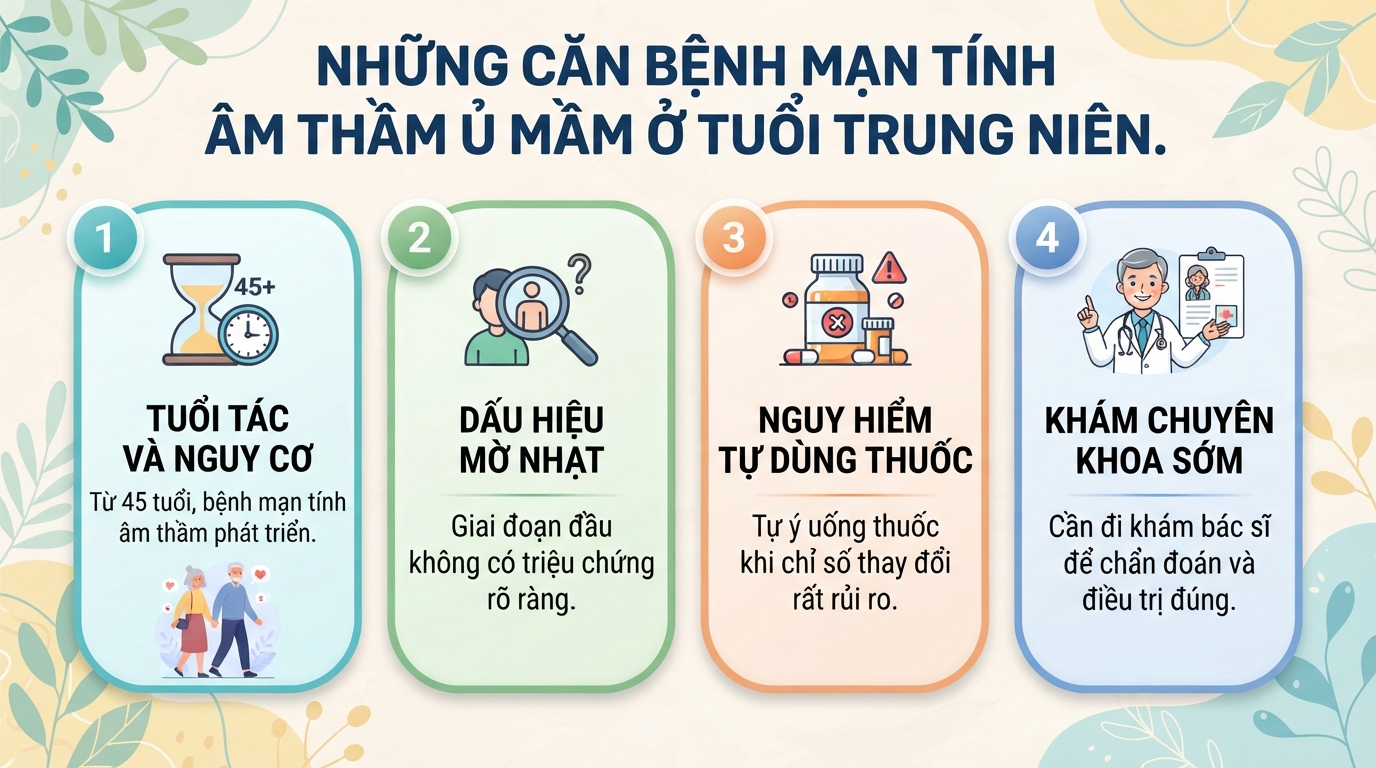 Tuổi trung niên là bao nhiêu? Dấu hiệu và cách chăm sóc sức khỏe