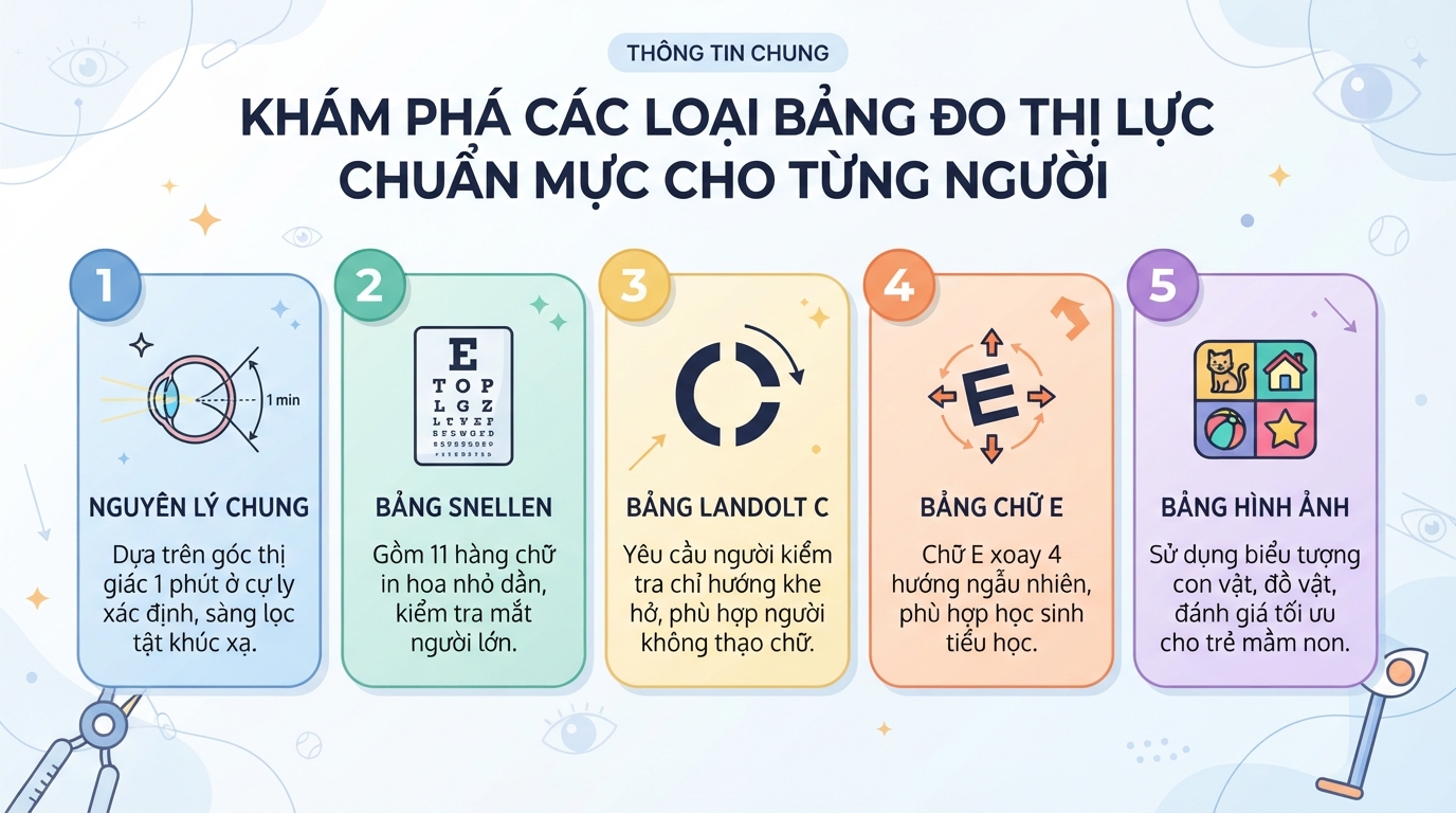 Đánh giá thị lực tại nhà: Hướng dẫn sử dụng bảng đo mắt chuẩn y khoa